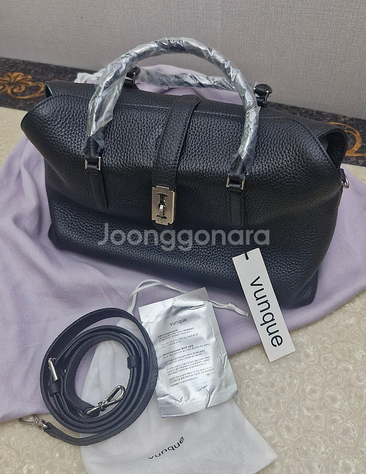 [분크vunque플락 토트/블랙토고소가죽]제작완판 귀한...--0