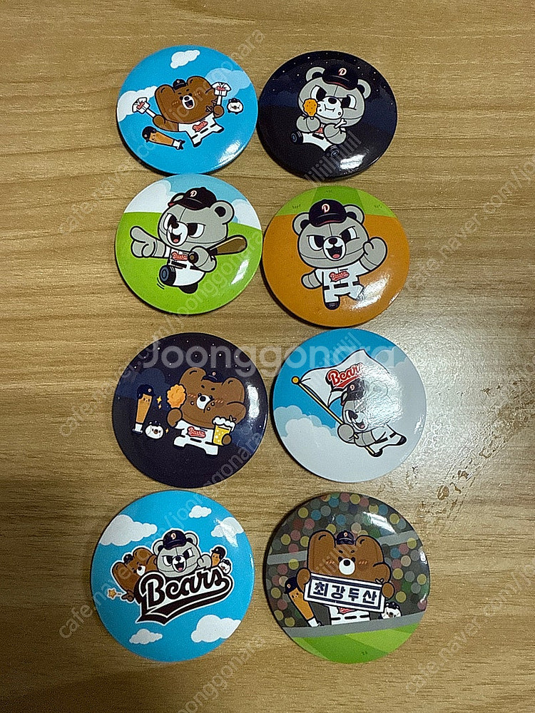 두산베어스 철웅이 핀버튼--0