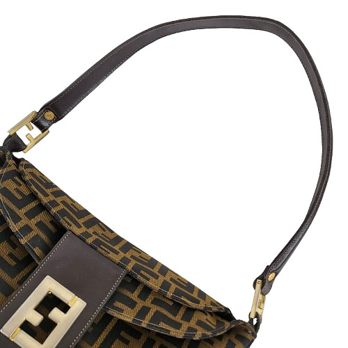 정품 빈티지 FENDI 펜디 FF주카 숄더백--7