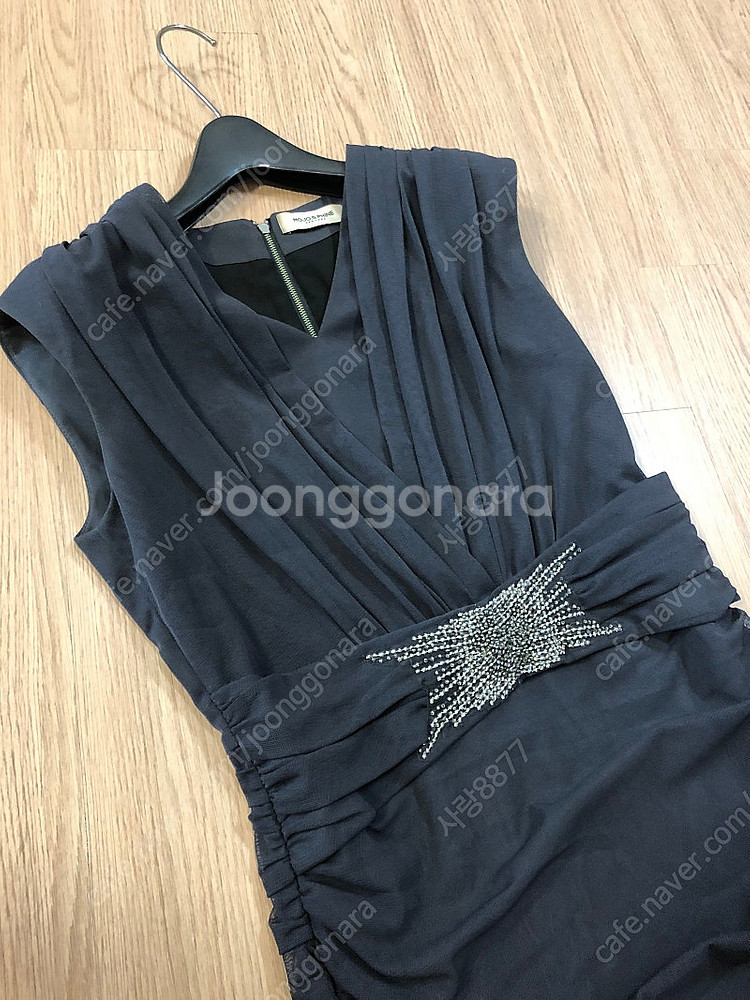 모조에스핀 망사 샤 미디 하객룩 원피스 셀프웨딩 돌잔치...--2