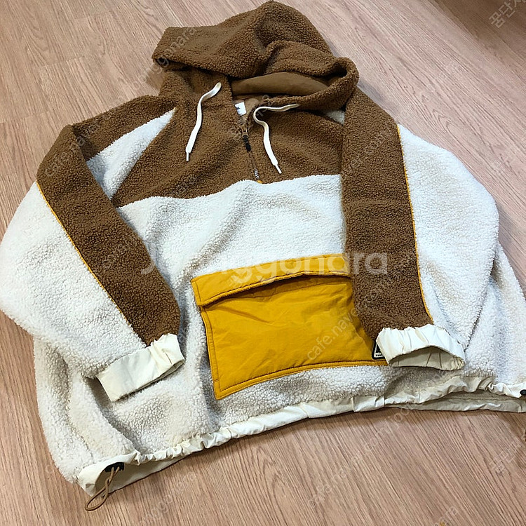 반스 뽀글이 덤블 아노락 후드티 오버핏 박시 XL 캠핑...--0