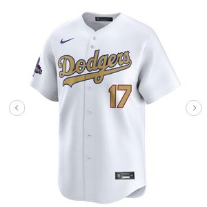 오타니 쇼헤이 LA다저스 MLB 2025 골드 컬렉션 베이퍼 리미티드 유니폼 by 나이키