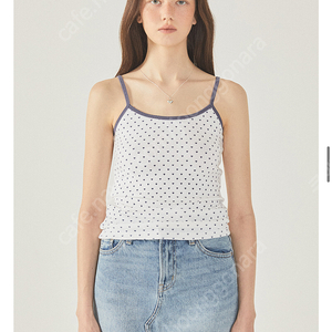 스파오 하트 패턴 끈나시 S