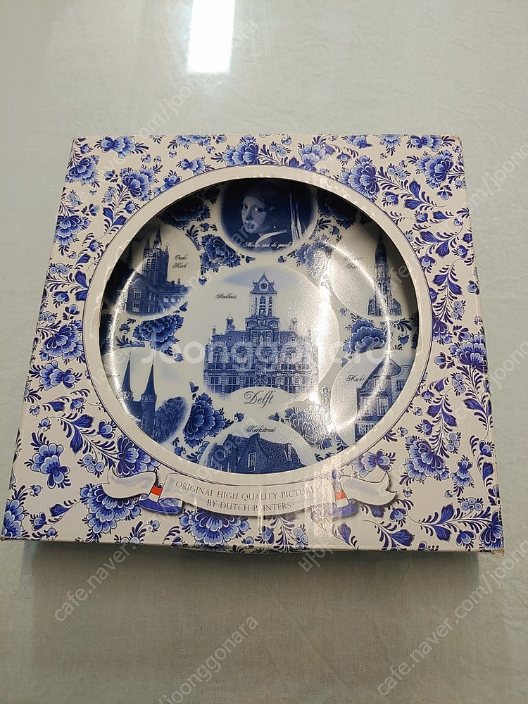 뉴질랜드 블루 델프트 핸드페인팅 미사용 새것 *^^*--0