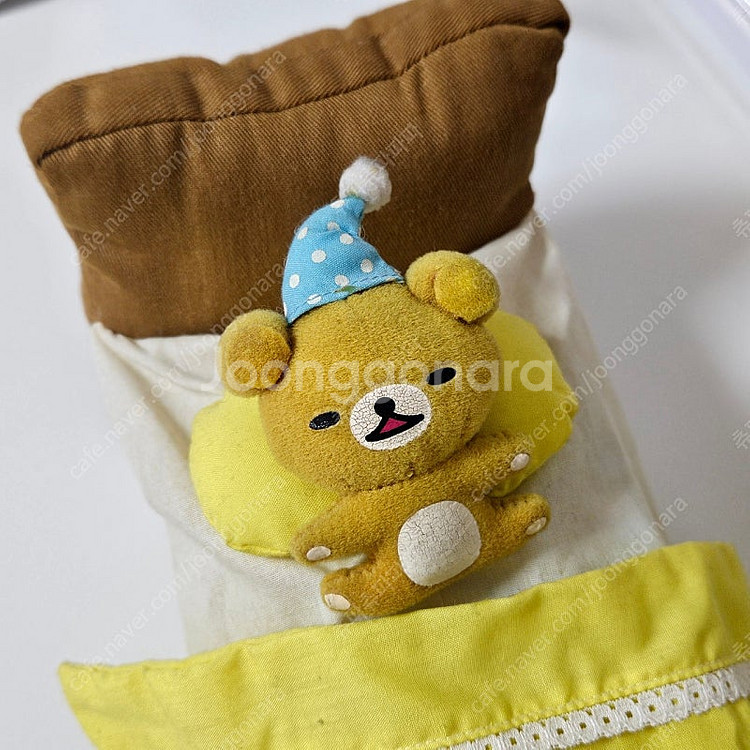 고전 잠자는 리락쿠마 잘자 잠옷 수면 잠 인형 티슈케이...--0