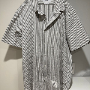 THOM BROWNE 스트라이프 반팔 셔츠 4사이즈