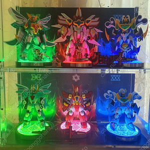 모데로이드 그랑죠3종&슈퍼그랑죠3종&아크릴장식장(Led)