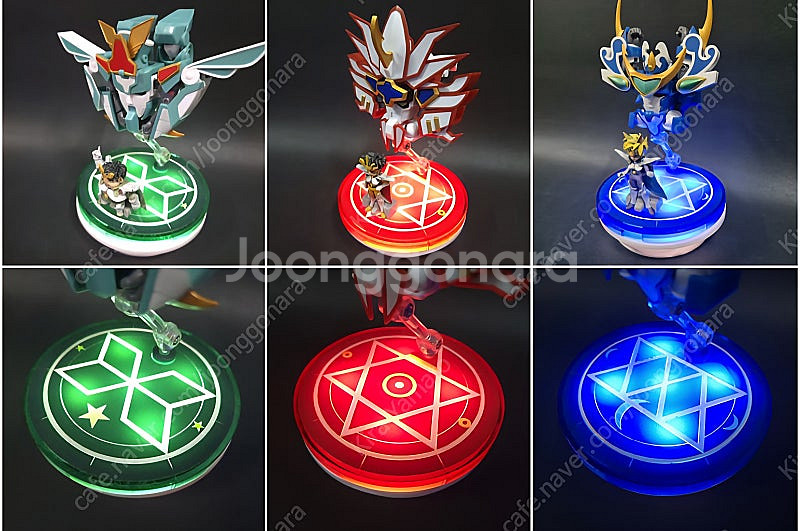 모데로이드 그랑죠3종&슈퍼그랑죠3종&아크릴장식장(Led)--4