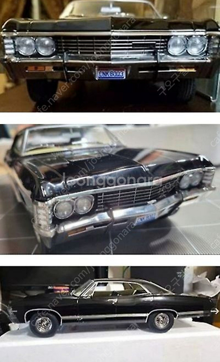 1/18 다이캐스트, 그린라이트 1967 쉐보레, 임팔...--5