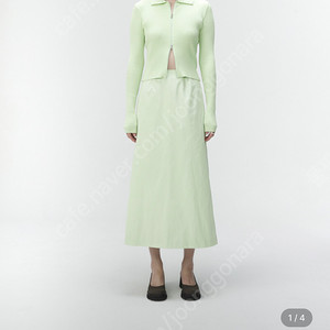 아모멘토 Taffta long skirt 타프타 스커트 라임