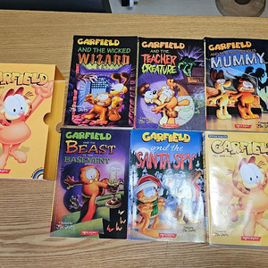 챕터북 애플리스 가필드원서 5권+cd 팝니다(가격내림)