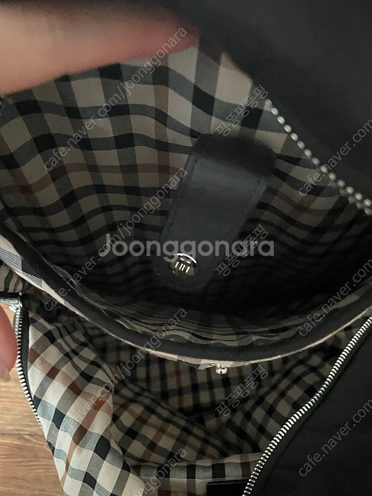 닥스 블랙 체크 백팩 남녀공용 새상품--7