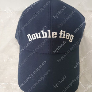 새상품 더블플래그 골프모자 공용 네이비