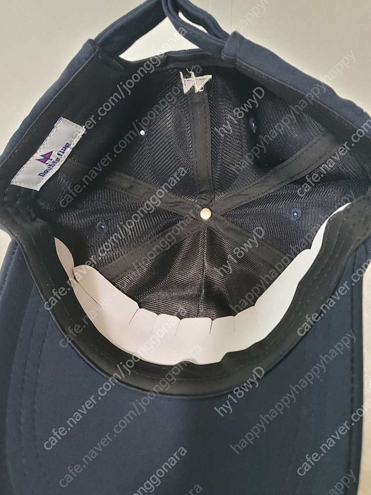 새상품 더블플래그 골프모자 공용 네이비--2