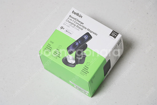 벨킨 Qi2 3in1 15W 컨버터블 WIZ034 고속...--0