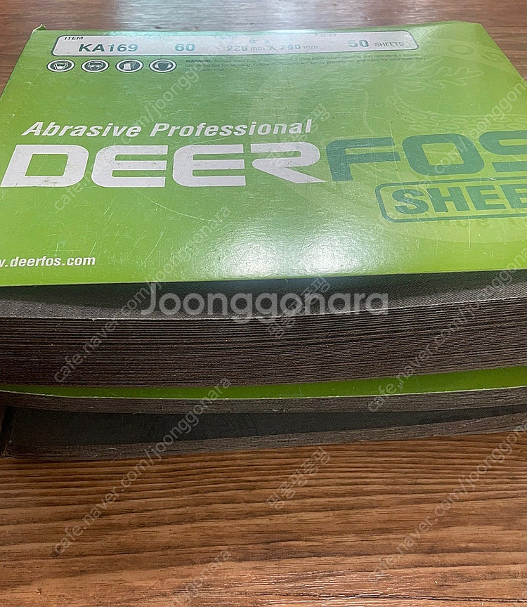 디어포스 샌딩페이퍼 사포 60방,80방--2