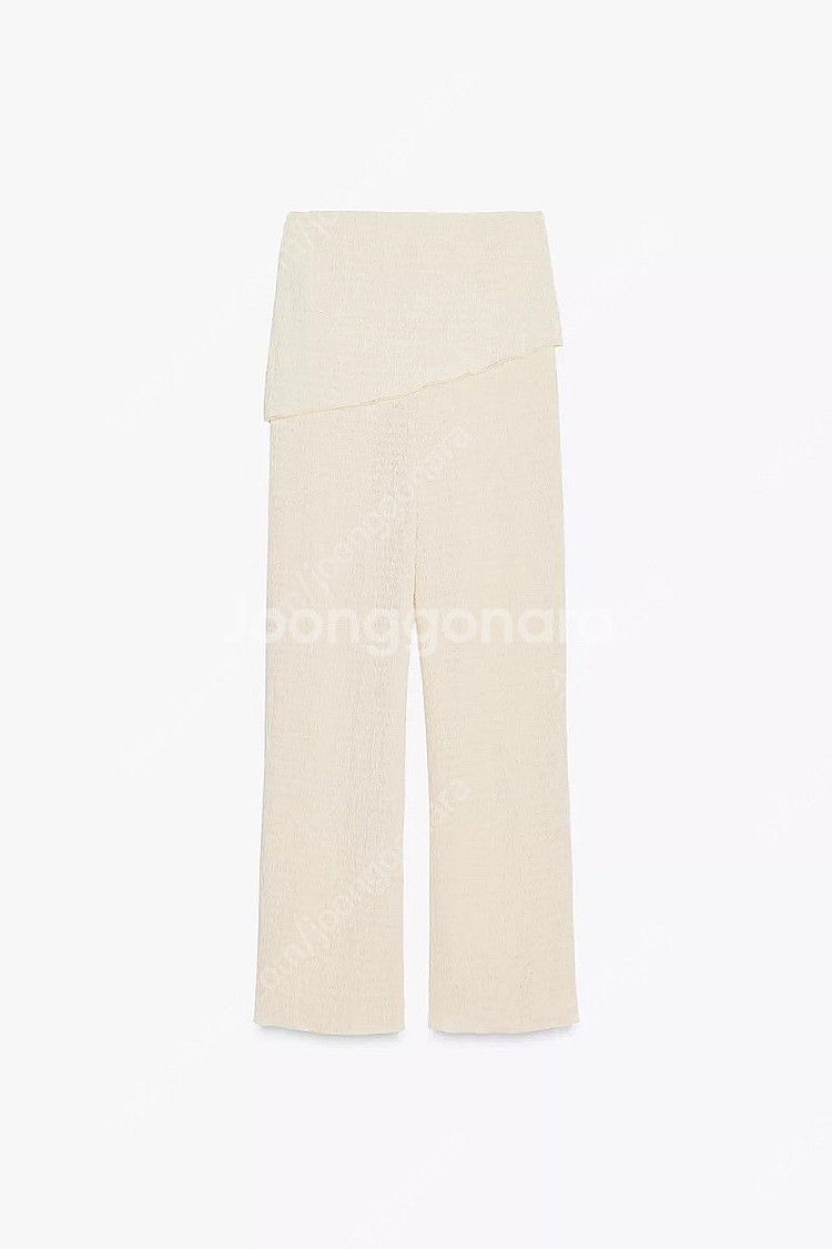 zara 자라 파레오 리본 매듭 텍스처 팬츠 새상품--5