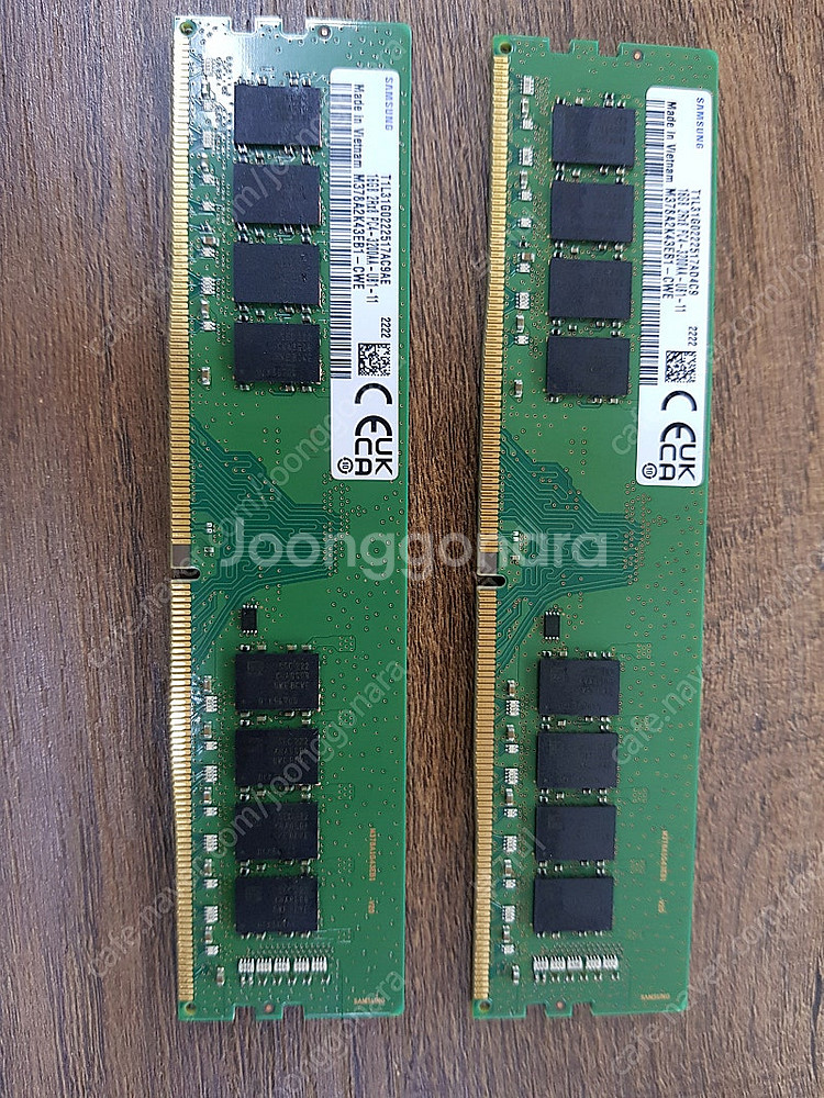 삼성 ddr4 3200aa 16g*2=32g--0