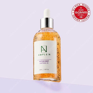 [새상품] 앰플엔 녹는실앰플 펩타이드샷 2X 모공탄력앰플 100ml