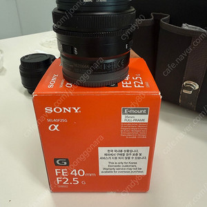 소니 FE 40mm F2.5 G 렌즈