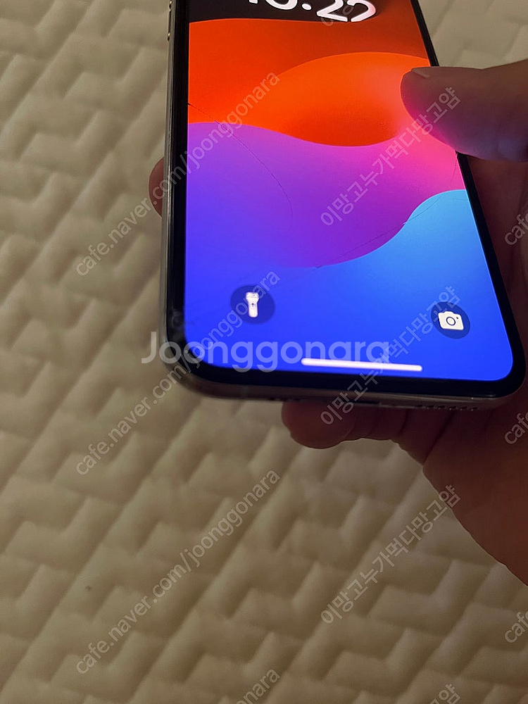 아이폰 XS 실버 256gb--8