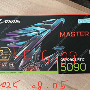 어로스마스터 어마 rtx5090 [미개봉] arous master 판매합니다