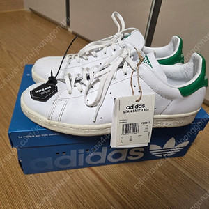 아디다스 스탠스미스 80s 화이트 260 FZ5597 (Adidas Stan Smith 80s Cloud White Green)