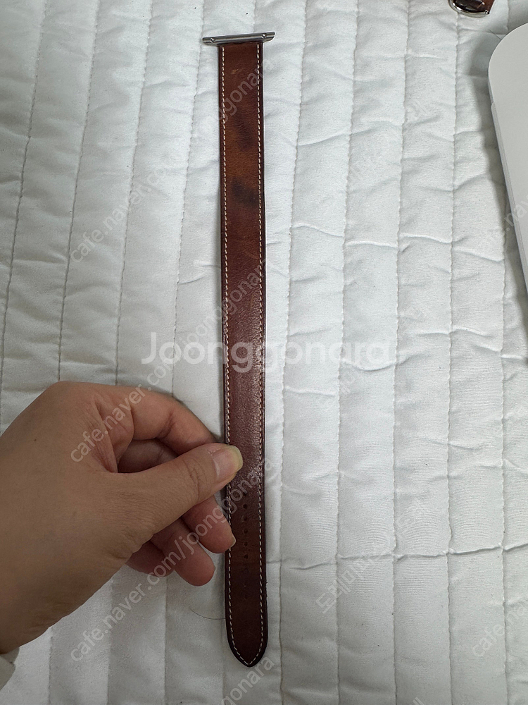 애플워치 5시리즈 40사이즈 + 38-41 밴드 5종 - 에르메스 더블 밴드/ 애플정품 러버, 스틸밴드, 케이스티파...--3