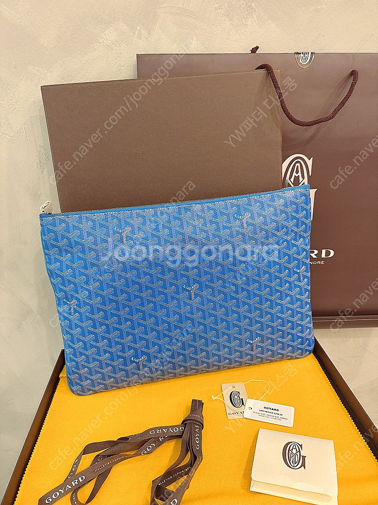 고야드 세나클러치 스페셜컬러 (블루) GM size (...--2