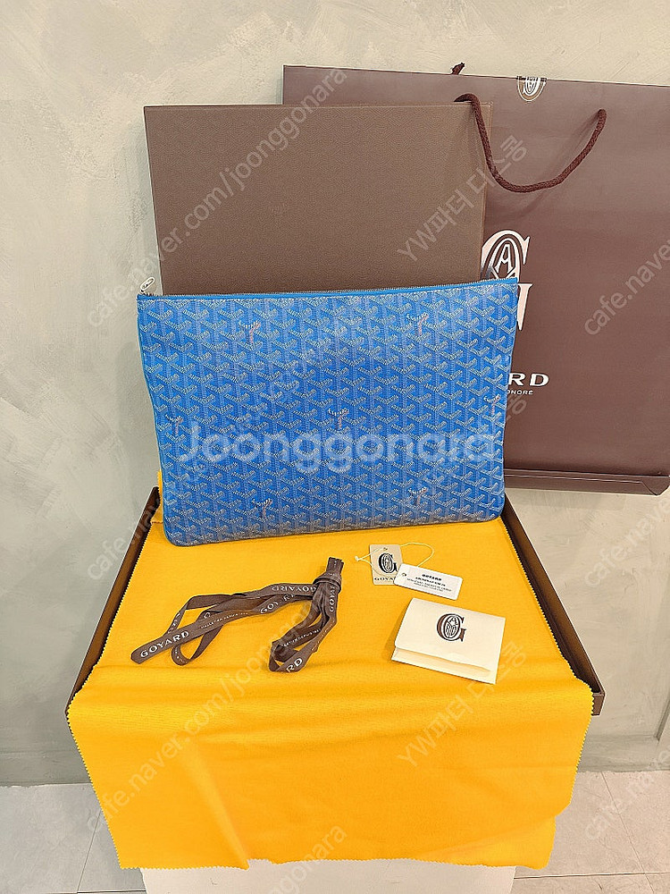 고야드 세나클러치 스페셜컬러 (블루) GM size (...--0