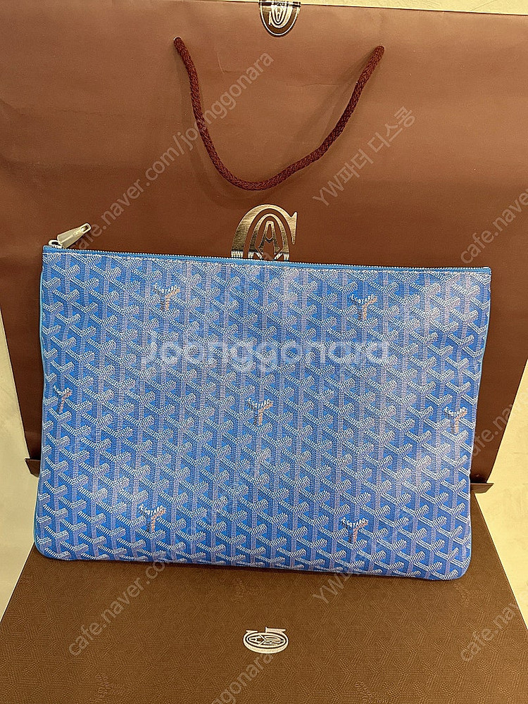 고야드 세나클러치 스페셜컬러 (블루) GM size (...--7