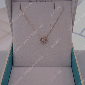 스톤헨지 러브노트 댄싱스톤 목걸이 14k w0003
