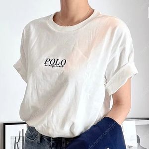 정품)폴로랄프로렌 로고 코튼 반팔티(택포2.8)