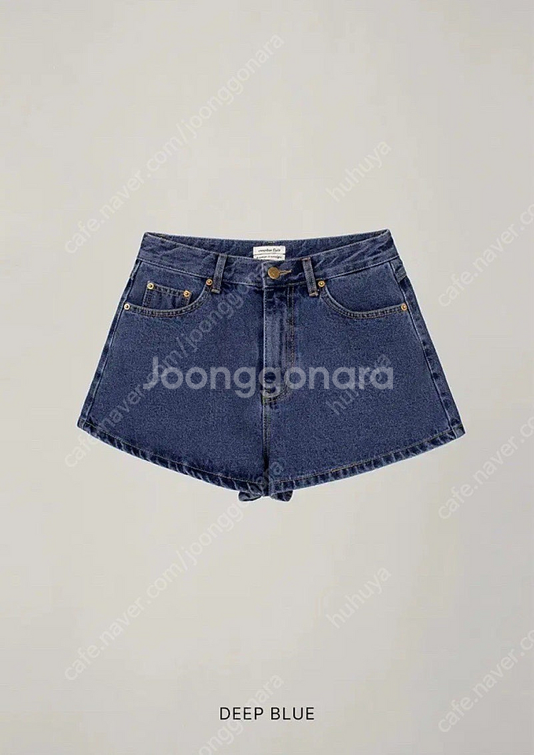 오버듀플레어 Vintage Denim Shorts S--0