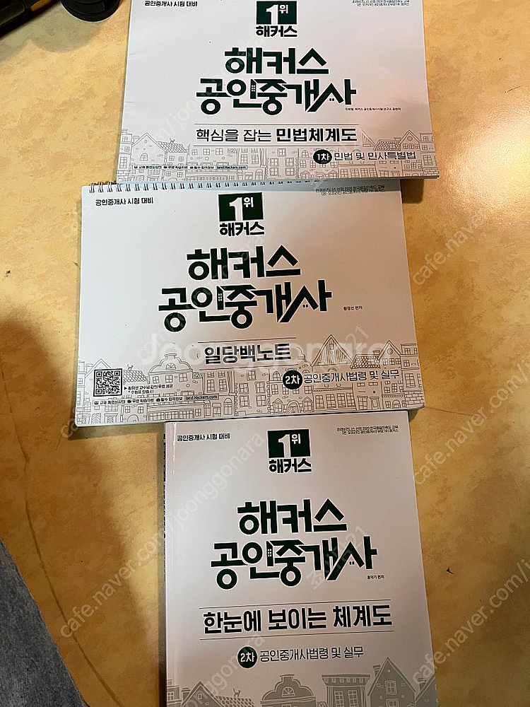 해커스 공인중개사 민법체계도, 일당백노트, 한눈에 보는...--0