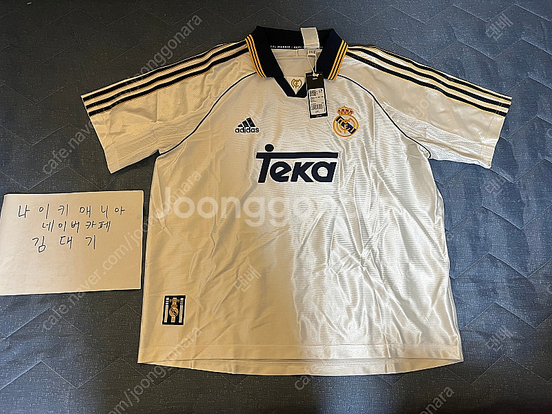 [2XL] 아디다스 레알 마드리드 99/00 홈 저지 ...--0