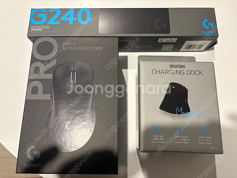 지슈라2 덱스+충전독+G240마우스패드 팝니다--0