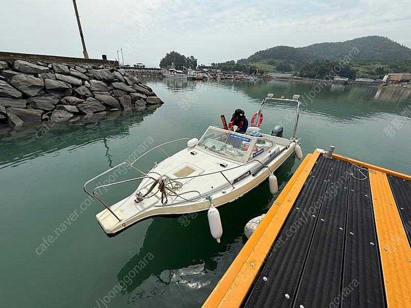 야마하 60마력 선외기 레저보트 이미지