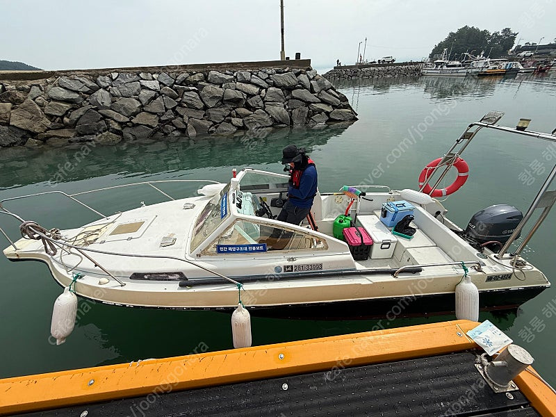 야마하 60마력 선외기 레저보트 이미지