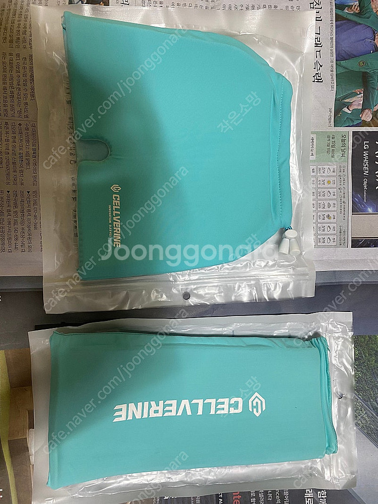 셀버린 젤 헤드밴드,젤슬리브(민트색상)--0