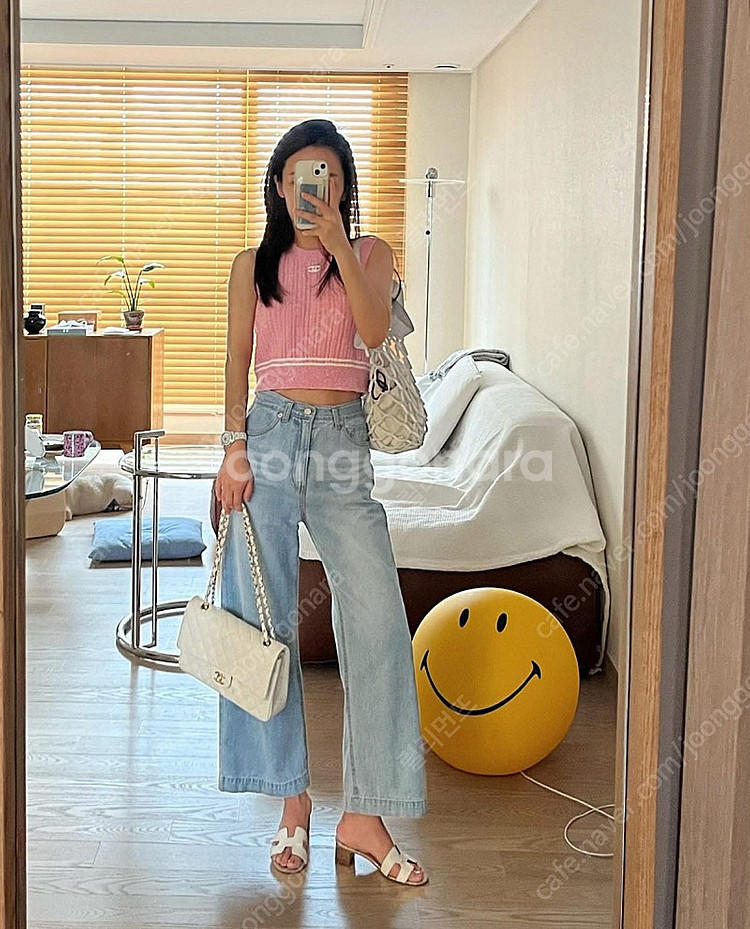 프레쉬라벨 플레어데님(진청)--4