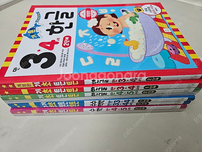 기초튼튼 한글과수학 만3,만4,만5세 셋트(8권)--1