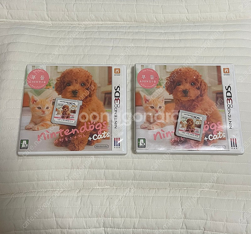 닌텐도 3ds칩 닌텐독스 캣츠 푸들--0