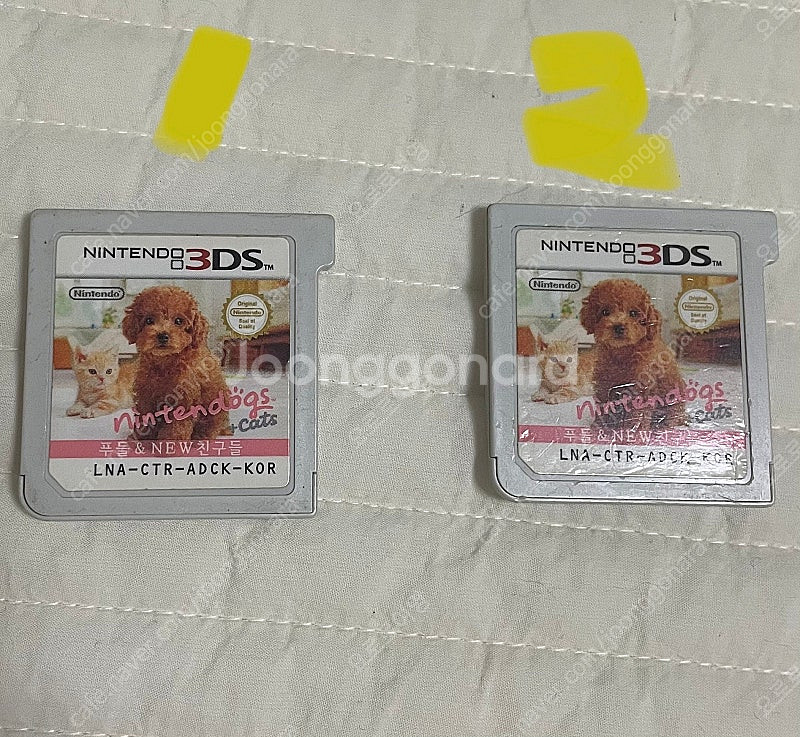 닌텐도 3ds칩 닌텐독스 캣츠 푸들--1