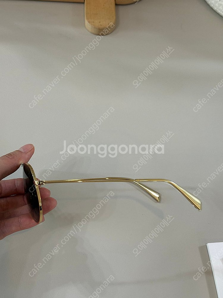셀린느 메탈프레임 01 선글라스 미네랄 글래스 렌즈--4