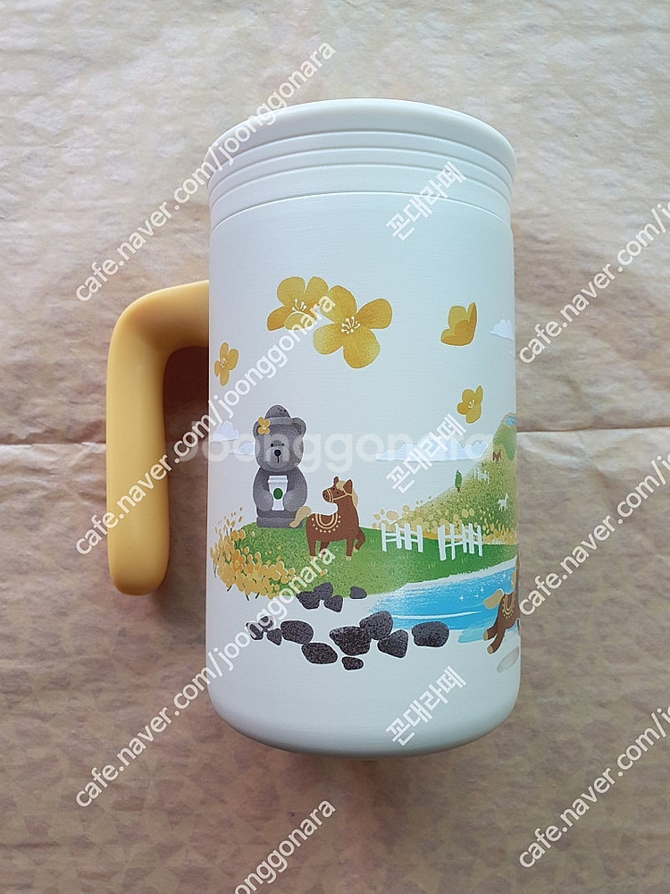 스타벅스 SS 제주 유채꽃 주리 텀블러 503ml--1