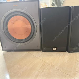 클립쉬 r-100sw우퍼 +jbl stage a130 스피커 일괄판매합니다.