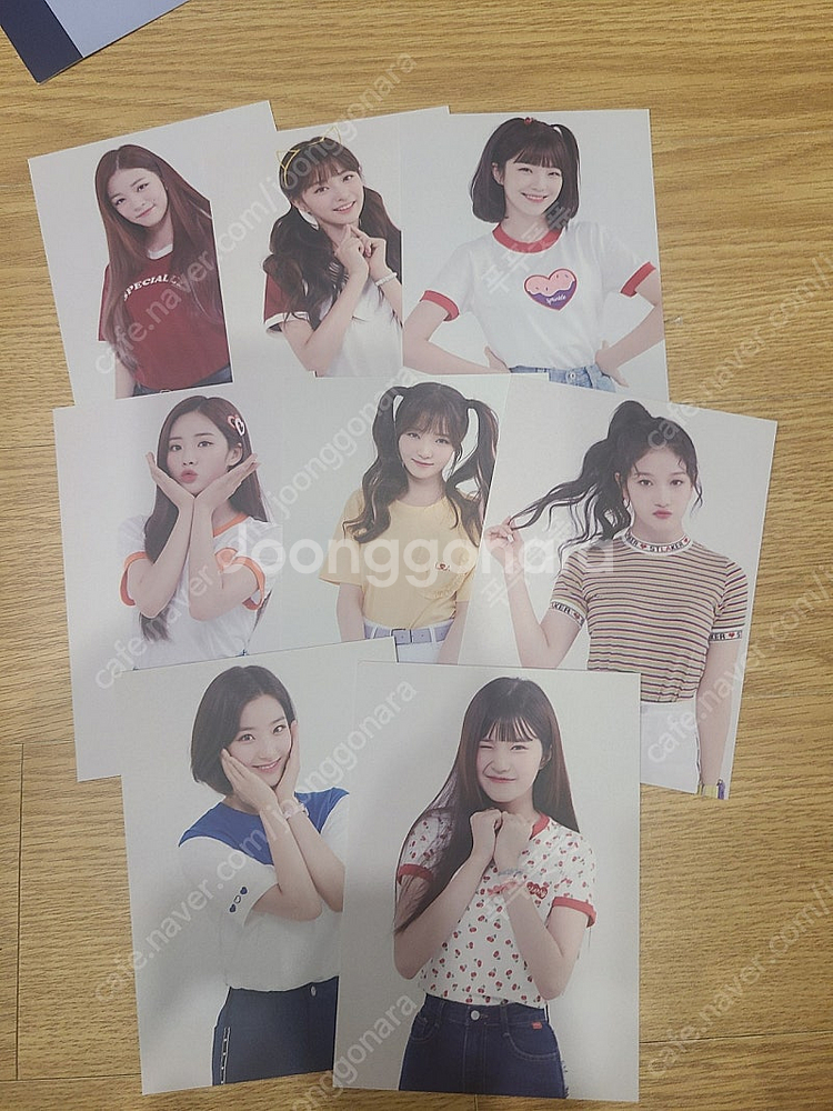 프로미스나인 두근두근 공방 포카세트 + 뱃지--0