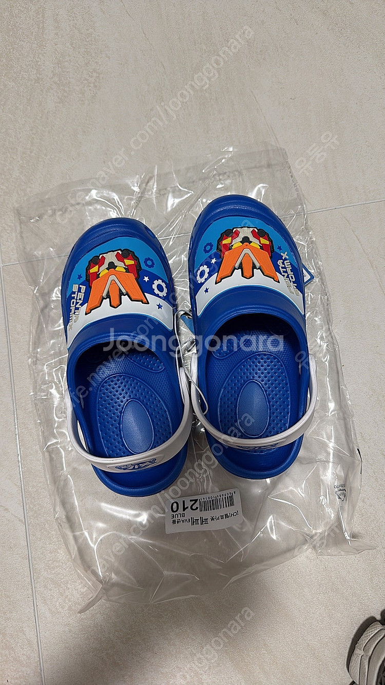 헬로 카봇 슬리퍼 샌들 (새제품)--1