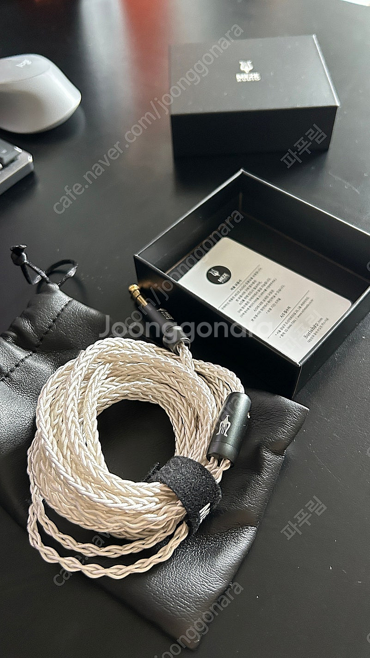 Meze 은도금동선(PCUHD) mini xlr to 6.3 헤드폰 케이블--1